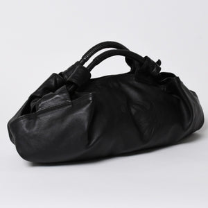 LOEWE Handbag Tote Bag Nappa Aire Black Anagram Embossed Leather Good Condition Used 4a005893