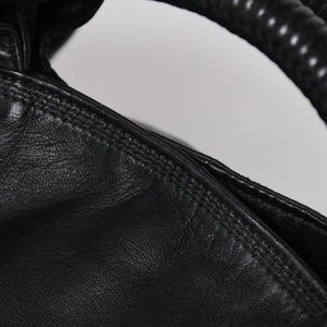 LOEWE Handbag Tote Bag Nappa Aire Black Anagram Embossed Leather Good Condition Used 4a005893