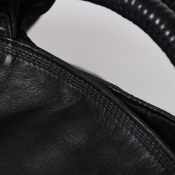 LOEWE Handbag Tote Bag Nappa Aire Black Anagram Embossed Leather Good Condition Used 4a005893