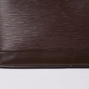 極美品 LOUIS VUITTON ルイヴィトン エピ アルマ ハンドバッグ M5214D ブラウン ダークブラウン エピレザー 中古 4a006102
