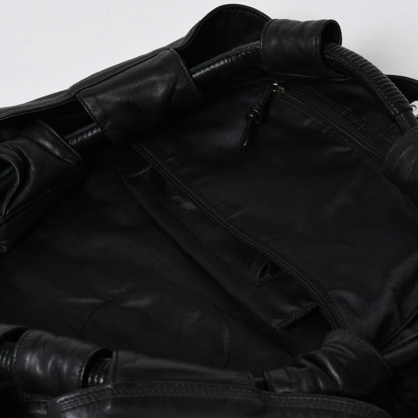 LOEWE Handbag Tote Bag Nappa Aire Black Anagram Embossed Leather Good Condition Used 4a005893