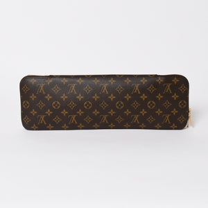 Very good condition LOUIS VUITTON Etuit 5 cravat M47535 Monogram tie case PVC tanned leather used 4a005816
