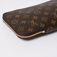 画像をギャラリービューアに読み込む, 極美品 LOUIS VUITTON ルイヴィトン エテュイ5 クラヴァット M47535 モノグラム ネクタイケース PVC ヌメ革 中古 4a005816