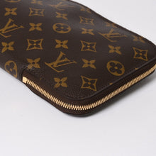 画像をギャラリービューアに読み込む, 極美品 LOUIS VUITTON ルイヴィトン エテュイ5 クラヴァット M47535 モノグラム ネクタイケース PVC ヌメ革 中古 4a005816