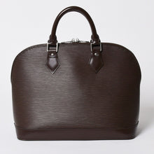 画像をギャラリービューアに読み込む, 極美品 LOUIS VUITTON ルイヴィトン アルマPM ハンドバッグ M52419 エピレザー ダークブラウン FL0015 シルバー金具 中古 4a006104