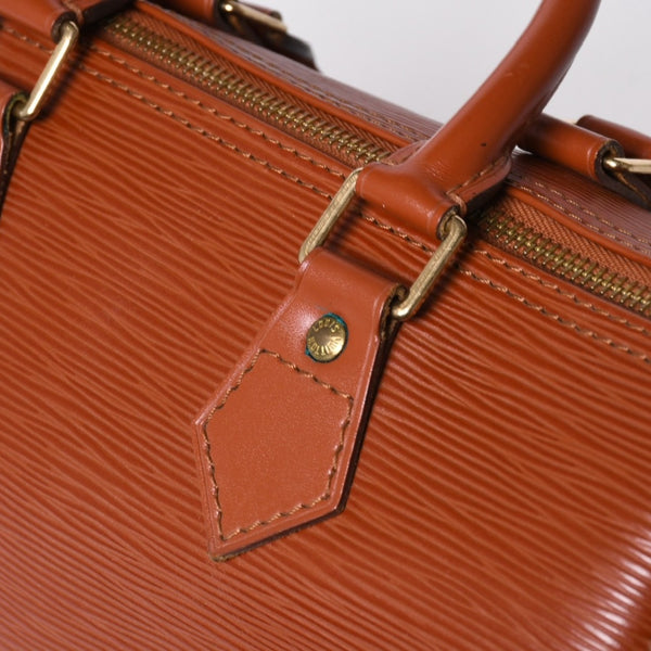 LOUIS VUITTON ルイヴィトン エピ スピーディ25 ハンドバッグ ブラウン ゴールド金具 M43013 美品 中古 4a005936