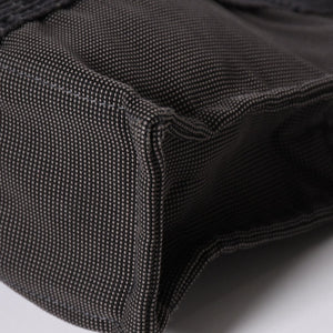 HERMES エルメス エールライン トートバッグ PM ダークグレー ナイロンキャンバス Hモノグラム織り柄 廃盤 シルバー金具 美品 中古 4a005813