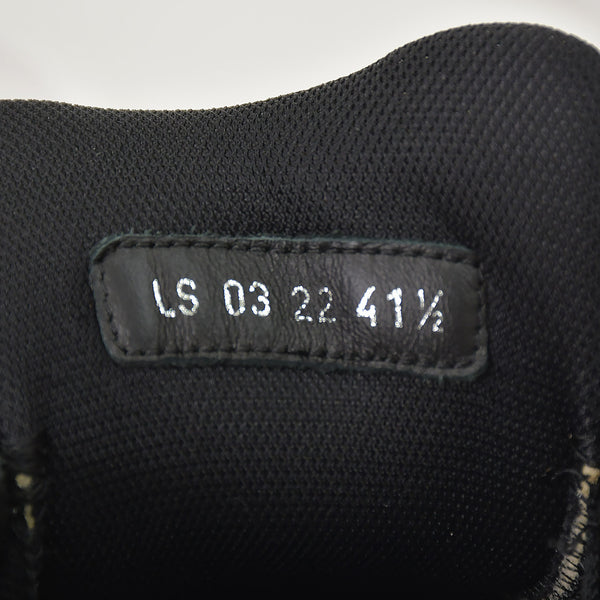 新品同様品 Christian Dior クリスチャンディオール スニーカー 靴 B30 メッシュ ブラック ホワイト シルバー テクニカル ファブリック 中古 4a006109