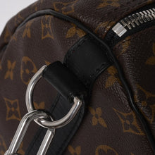 画像をギャラリービューアに読み込む, 極美品 LOUIS VUITTON ルイヴィトン モノグラム・マカサー キーポルバンドリエール55 ボストンバッグ ブラウン ブラック M56714 中古 4a006153
