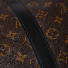 画像をギャラリービューアに読み込む, 極美品 LOUIS VUITTON ルイヴィトン モノグラム・マカサー キーポルバンドリエール55 ボストンバッグ ブラウン ブラック M56714 中古 4a006153
