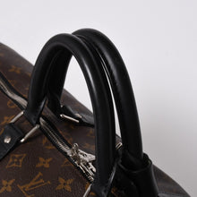 画像をギャラリービューアに読み込む, 極美品 LOUIS VUITTON ルイヴィトン モノグラム・マカサー キーポルバンドリエール55 ボストンバッグ ブラウン ブラック M56714 中古 4a006153