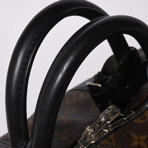 極美品 LOUIS VUITTON ルイヴィトン モノグラム・マカサー キーポルバンドリエール55 ボストンバッグ ブラウン ブラック M56714 中古 4a006153