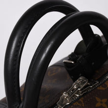画像をギャラリービューアに読み込む, 極美品 LOUIS VUITTON ルイヴィトン モノグラム・マカサー キーポルバンドリエール55 ボストンバッグ ブラウン ブラック M56714 中古 4a006153