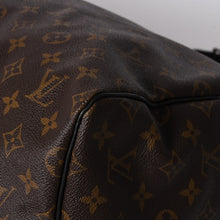 画像をギャラリービューアに読み込む, 極美品 LOUIS VUITTON ルイヴィトン モノグラム・マカサー キーポルバンドリエール55 ボストンバッグ ブラウン ブラック M56714 中古 4a006153
