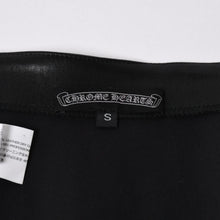 画像をギャラリービューアに読み込む, 新品同様 CHROME HEARTS クロムハーツ ダブルダガージップ レザーミニスカート サイズS ブラック ラムレザー シルバー925 中古 4a006114