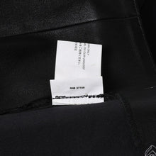 画像をギャラリービューアに読み込む, 新品同様 CHROME HEARTS クロムハーツ ダブルダガージップ レザーミニスカート サイズS ブラック ラムレザー シルバー925 中古 4a006114