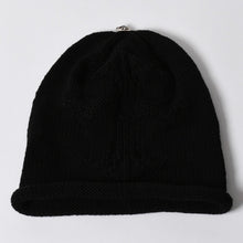 画像をギャラリービューアに読み込む, 新品未使用 CHROME HEARTS クロムハーツ CASHMERE KNITTED CROSS BEANIE カシミヤ CGクロス ニットビーニー ONE SIZE 24cm 中古 4a005512