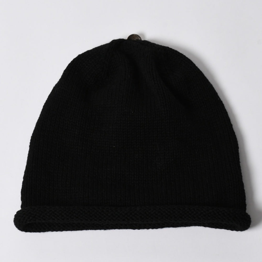 新品未使用 CHROME HEARTS クロムハーツ CASHMERE KNITTED CROSS BEANIE カシミヤ CGクロス ニットビーニー ONE SIZE 24cm 中古 4a005512