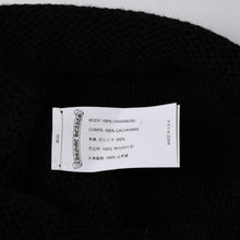 画像をギャラリービューアに読み込む, 新品未使用 CHROME HEARTS クロムハーツ CASHMERE KNITTED CROSS BEANIE カシミヤ CGクロス ニットビーニー ONE SIZE 24cm 中古 4a005512
