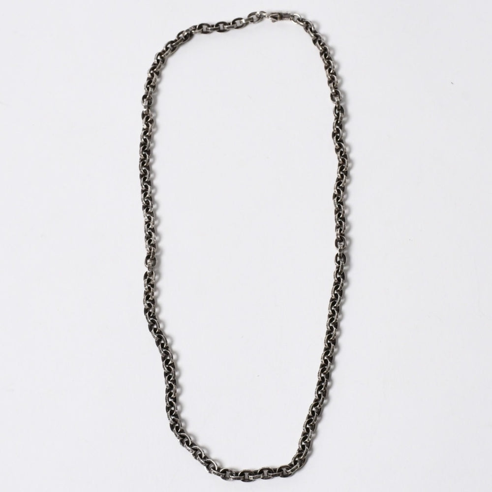新品同様 CHROME HEARTS クロムハーツ 20inch PAPER CHAIN NECKLACE 20インチ ペーパーチェーンネックレス 重量約32.41g 中古 4a006158