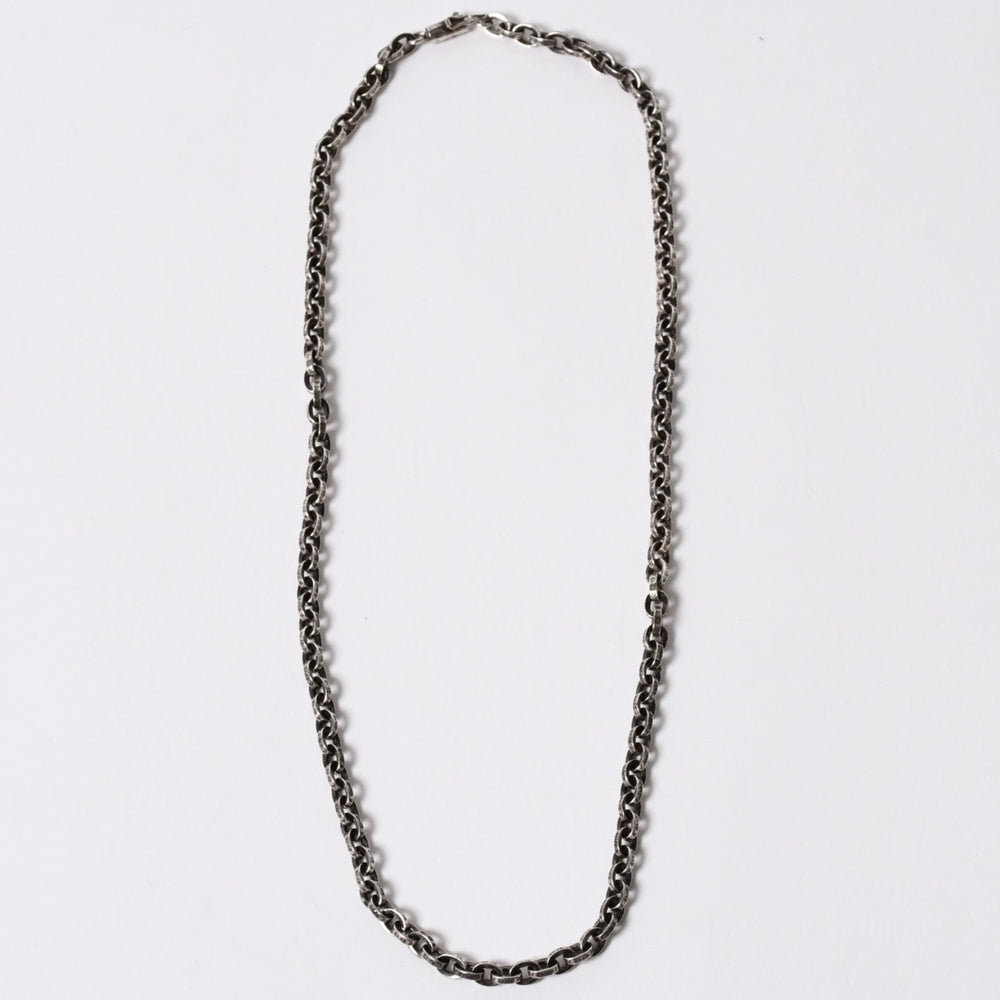 新品同様 CHROME HEARTS クロムハーツ 20inch PAPER CHAIN NECKLACE 20インチ ペーパーチェーンネックレス 重量約32.41g 中古 4a006158