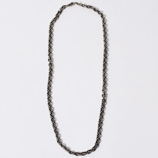新品同様 CHROME HEARTS クロムハーツ 20inch PAPER CHAIN NECKLACE 20インチ ペーパーチェーンネックレス 重量約32.41g 中古 4a006158
