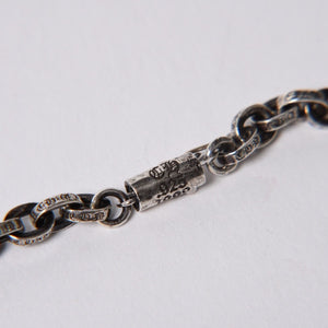 新品同様 CHROME HEARTS クロムハーツ 20inch PAPER CHAIN NECKLACE 20インチ ペーパーチェーンネックレス 重量約32.41g 中古 4a006158
