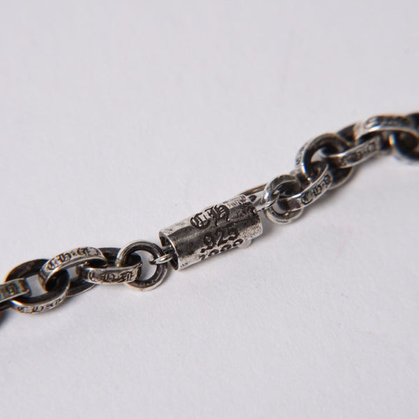 新品同様 CHROME HEARTS クロムハーツ 20inch PAPER CHAIN NECKLACE 20インチ ペーパーチェーンネックレス 重量約32.41g 中古 4a006158