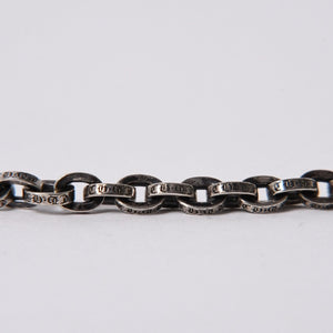 新品同様 CHROME HEARTS クロムハーツ 20inch PAPER CHAIN NECKLACE 20インチ ペーパーチェーンネックレス 重量約32.41g 中古 4a006158