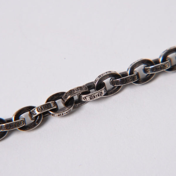 新品同様 CHROME HEARTS クロムハーツ 20inch PAPER CHAIN NECKLACE 20インチ ペーパーチェーンネックレス 重量約32.41g 中古 4a006158