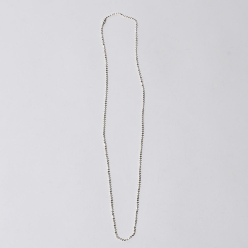 新品未使用 CHROME HEARTS クロムハーツ BALL CHAIN 30inch ボールチェーン 30インチ ネックレス 重量9.29g 中古 4a006165