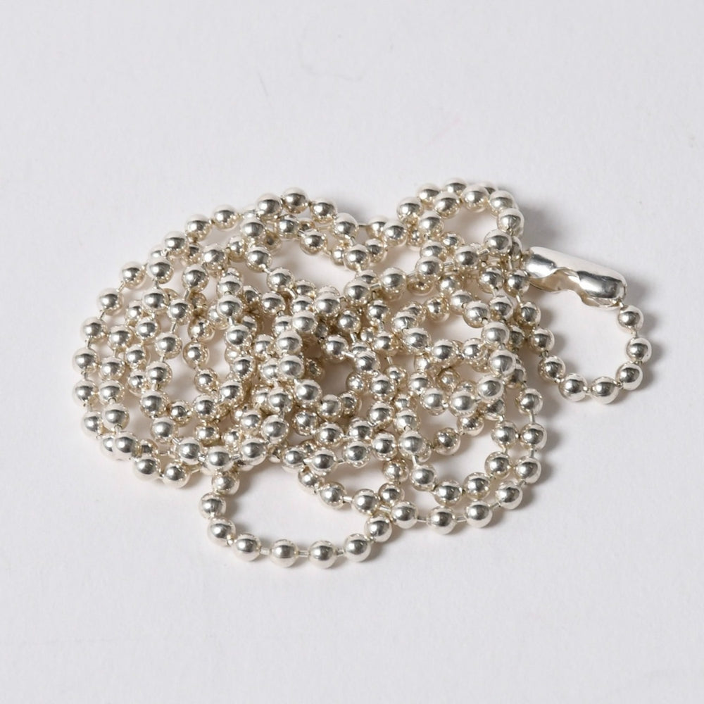 新品未使用 CHROME HEARTS クロムハーツ BALL CHAIN 30inch ボールチェーン 30インチ ネックレス 重量9.29g 中古 4a006165
