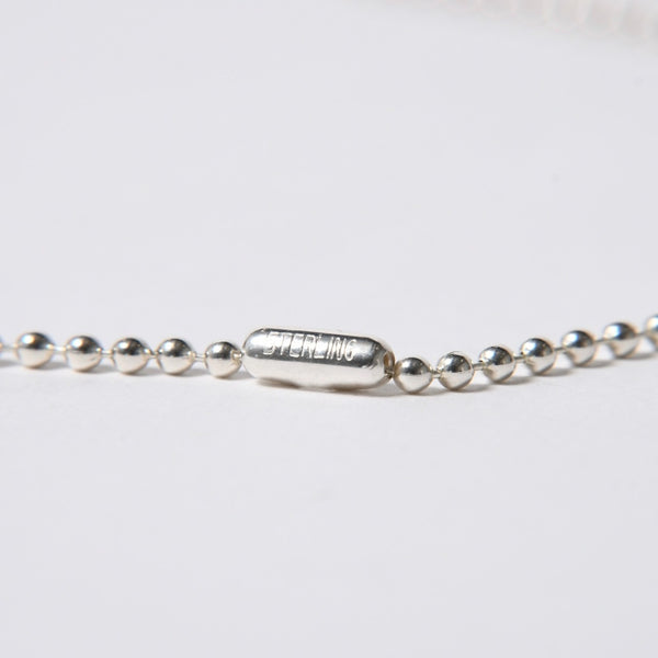 新品未使用 CHROME HEARTS クロムハーツ BALL CHAIN 30inch ボールチェーン 30インチ ネックレス 重量9.29g 中古 4a006165