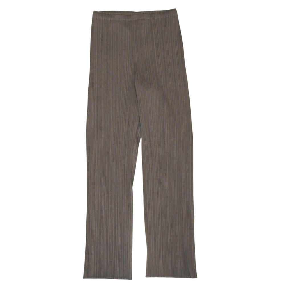 極美品 ISSEI MIYAKE イッセイミヤケ PLEATS PLEASE プリーツプリーズ パンツ グレー 7575115 中古 4a006115