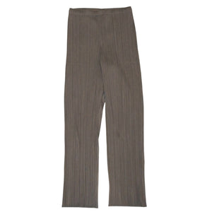 極美品 ISSEI MIYAKE イッセイミヤケ PLEATS PLEASE プリーツプリーズ パンツ グレー 7575115 中古 4a006115