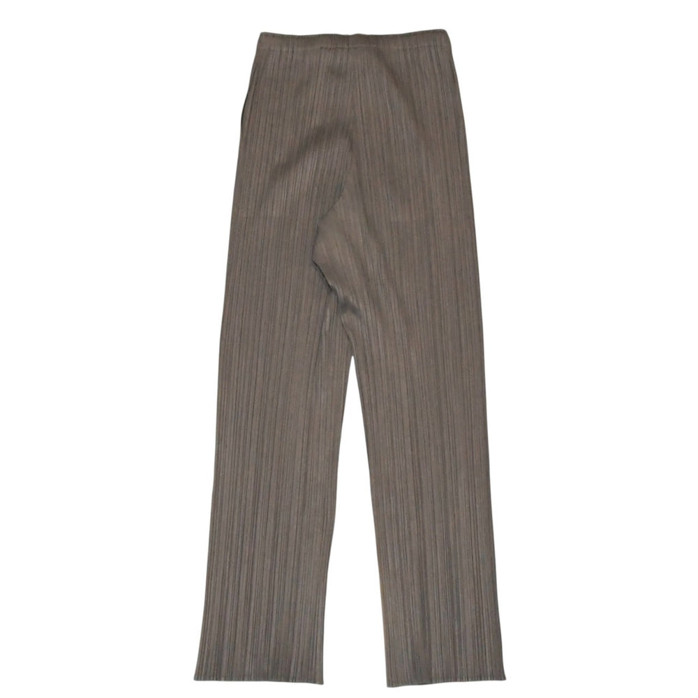 極美品 ISSEI MIYAKE イッセイミヤケ PLEATS PLEASE プリーツプリーズ パンツ グレー 7575115 中古 4a006115