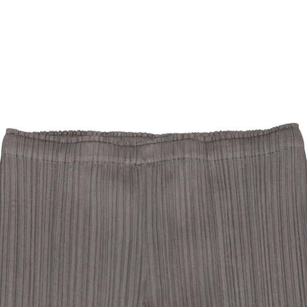 極美品 ISSEI MIYAKE イッセイミヤケ PLEATS PLEASE プリーツプリーズ パンツ グレー 7575115 中古 4a006115