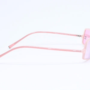 CHANEL シャネル スクエア型サングラス アイウェア 5043-B c.671/58 サイズ55□16 135 ココマーク ラインストーン クリアピンク 良品 中古 4a006206