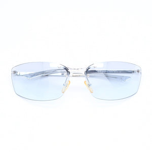 Christian Dior クリスチャンディオール DIOR POP リムレス サングラス YB7I4 サイズ65□15 120 グレー シルバー 美品 中古 4a006203