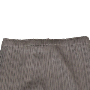 極美品 ISSEI MIYAKE イッセイミヤケ PLEATS PLEASE プリーツプリーズ パンツ グレー 7575115 中古 4a006115