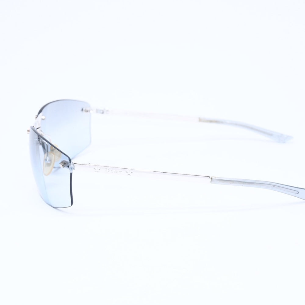 Christian Dior クリスチャンディオール DIOR POP リムレス サングラス YB7I4 サイズ65□15 120 グレー シルバー 美品 中古 4a006203