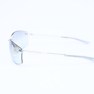 Christian Dior クリスチャンディオール DIOR POP リムレス サングラス YB7I4 サイズ65□15 120 グレー シルバー 美品 中古 4a006203