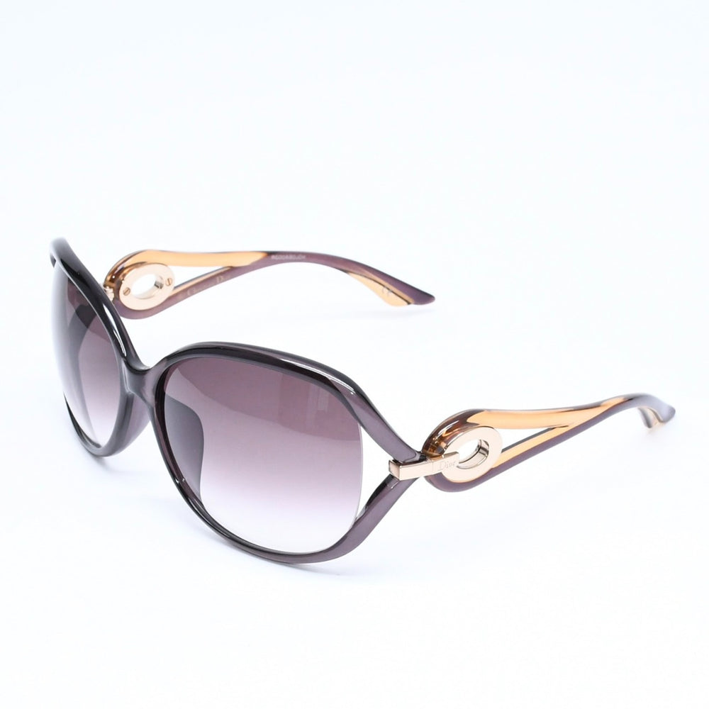 極美品 CHRISTIAN DIOR クリスチャンディオール DIORVOLYTE2F サングラス 40IJS サイズ62□15 120 ブラウン アイウェア ゴールド金具 中古 4a006202