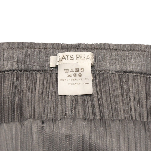 極美品 ISSEI MIYAKE イッセイミヤケ PLEATS PLEASE プリーツプリーズ パンツ グレー 7575115 中古 4a006115