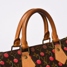 画像をギャラリービューアに読み込む, LOUIS VUITTON ルイヴィトン 村上隆 モノグラム・チェリー スピーディ25 ハンドバッグ M95009 美品 中古 4a006113