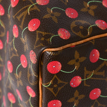 画像をギャラリービューアに読み込む, LOUIS VUITTON ルイヴィトン 村上隆 モノグラム・チェリー スピーディ25 ハンドバッグ M95009 美品 中古 4a006113