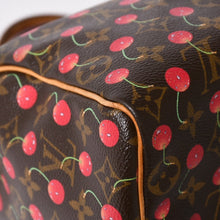 画像をギャラリービューアに読み込む, LOUIS VUITTON ルイヴィトン 村上隆 モノグラム・チェリー スピーディ25 ハンドバッグ M95009 美品 中古 4a006113