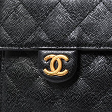 画像をギャラリービューアに読み込む, 極美品 CHANEL シャネル CHANEL 25 ミディアム チェーンワンショルダーバッグ AS5311 ココマーク キャビアスキン ブラック 中古 4a006147
