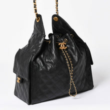 画像をギャラリービューアに読み込む, 極美品 CHANEL シャネル CHANEL 25 ミディアム チェーンワンショルダーバッグ AS5311 ココマーク キャビアスキン ブラック 中古 4a006147
