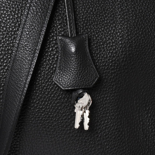 極美品 HERMES エルメス ケリー 40 ハンドバッグ 2WAY ブラック 内縫い トゴ シルバー金具 ◻︎H刻印 中古 4a006329